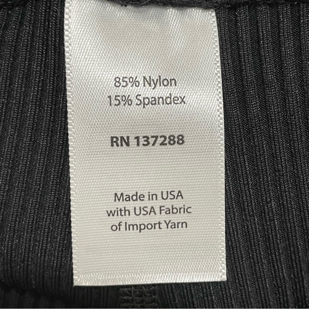 NWT Year Of Ours Ribbed Flare Black Leggings Pants Stretch Yoga Women’s Small - Picture 12 of 13